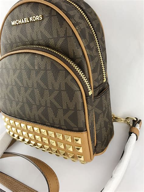 michael kors mini backpack with studs|Michael Kors small side bag.